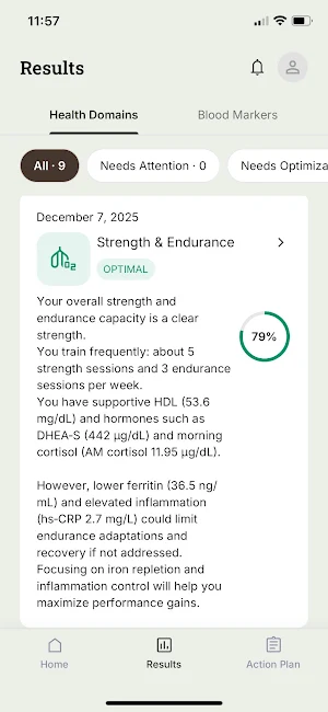 Healthvizor: Blood Test & Plan Screenshot 1