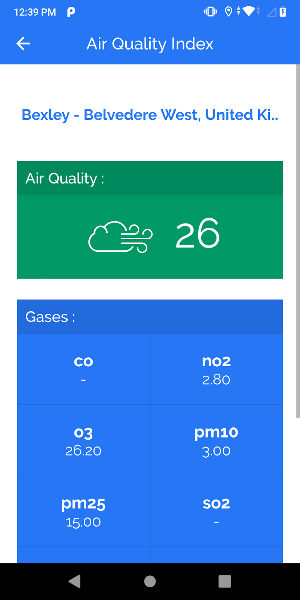 Air Quality Index - Real Time AQI Screenshot 1