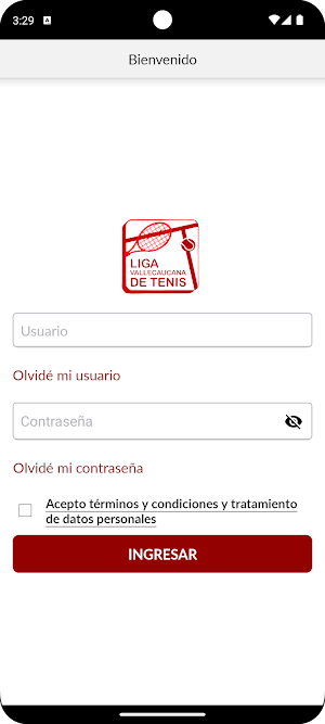Liga Vallecaucana de Tenis Screenshot 0