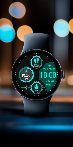 Digital Lumetric Watch Face Screenshot 1