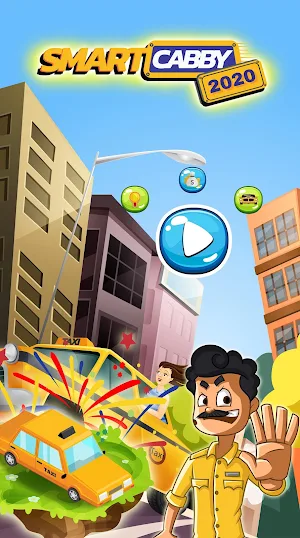 Smart Cabby - 2D Car Driving game Screenshot 1