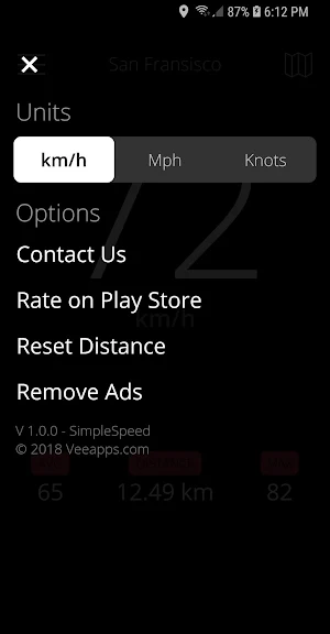 Speedometer GPS Speed and Odom Screenshot 2
