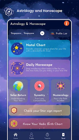 Astrocartography and Horoscope Screenshot 0