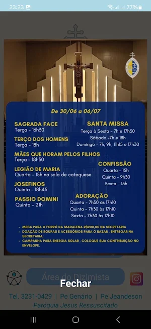 Paróquia Jesus Ressuscitado Screenshot 2