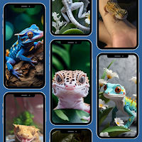 Cute Gecko Wallpaper 4K