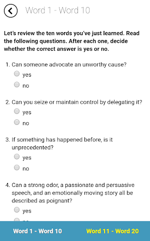 Verbal Advantage - Level 2 Screenshot 3