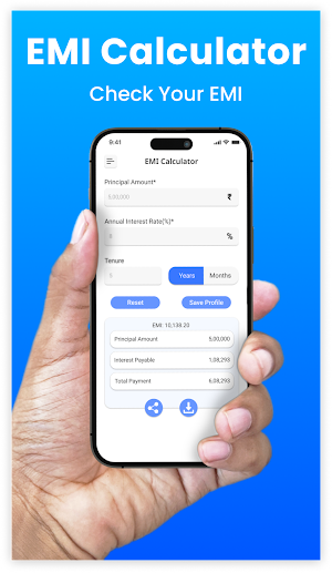 Loancash - EMI Loan Calculator Screenshot 2