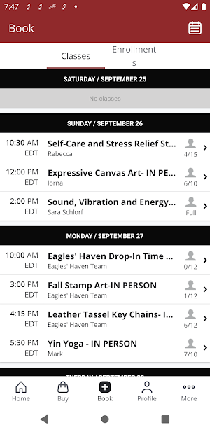 Eagles Haven Wellness Center Screenshot 1