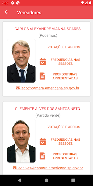 Câmara Municipal de Americana Screenshot 2