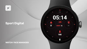 Sport Digital - watch face Screenshot 0