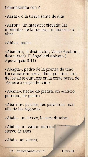 Nombres Biblicos y su Significado Screenshot 0