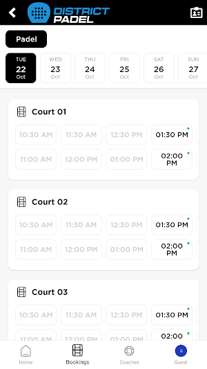 District Padel Screenshot 3