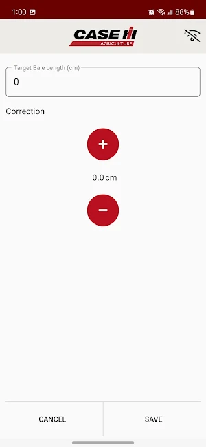 Electronic Bale Length System Screenshot 2
