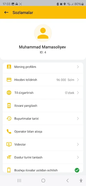 Yengil Taxi Driver Screenshot 2