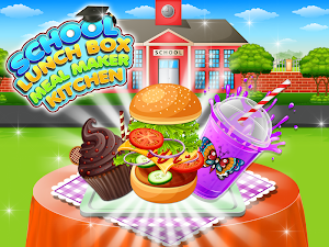 School Lunch Box Meal Maker Kitchen Screenshot 0
