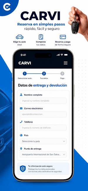 Carvi Rent a Car Screenshot 1
