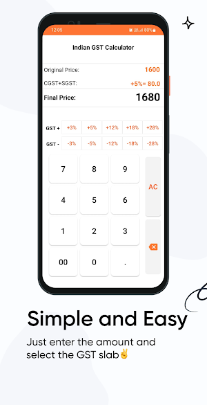 GST Calculator -GST India calc Screenshot 1