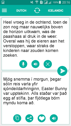 Icelandic Dutch Translator Screenshot 0