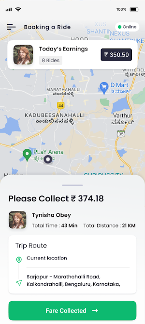 CabBudi Partner Screenshot 2