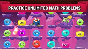 Monster Math Duel: Fun arithmetic math fight games Screenshot 1