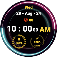 Neon Green Pink Watch Face