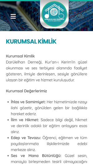 Darülelhan Derneği Screenshot 2
