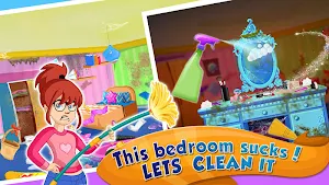 Girl House Cleaning: Messy Home Cleanup Screenshot 2