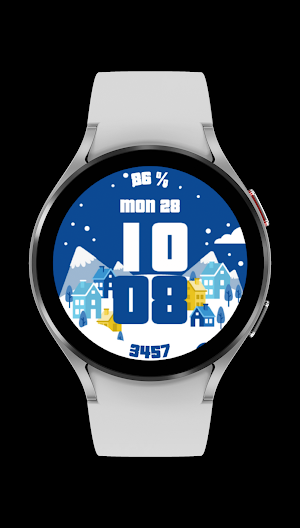 Winter Time: Digital WatchFace Screenshot 2