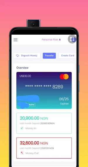 K-techpay virtual USD cards Screenshot 3