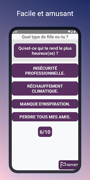 Quel Type de Fille es-tu ? Screenshot 3