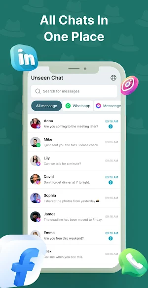 Unseen Chat: Read Messages Screenshot 0