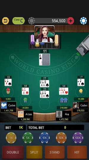 World Blackjack King Screenshot 2