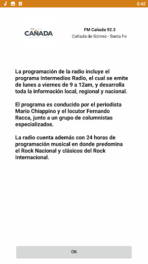 FM Cañada 92.3 Screenshot 2