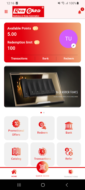 RED-CARD Switches Screenshot 1