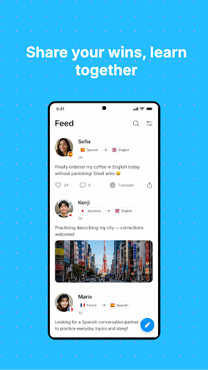 SpeakFam: Language Exchange Screenshot 2