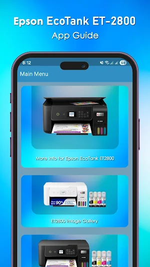 Epson EcoTank ET2800 App Guide Screenshot 0