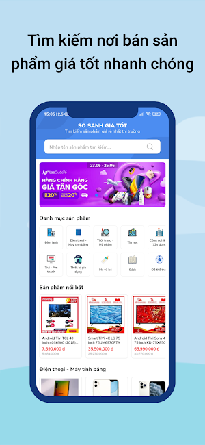 So Sánh Giá - Tìm kiếm sản phẩ Screenshot 0