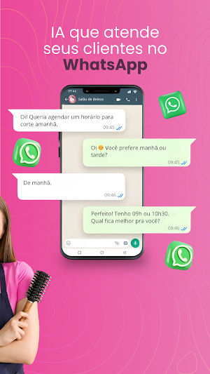 HiBeauty IA: Agenda para Salão Screenshot 1