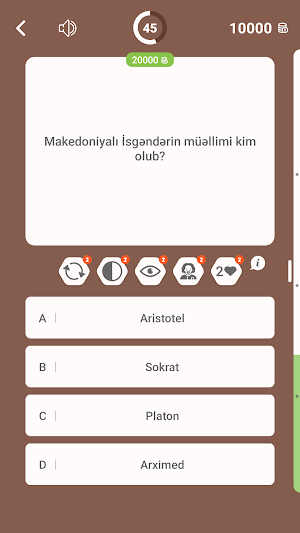 Milyonçu -Dünya Tarixi, Sual Cavab, Söz Oyun, Test Screenshot 1