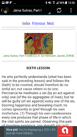 Jaina Sutras & Jainism Texts Screenshot 3