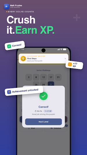 Math Puzzles - Brain Teasers Screenshot 3