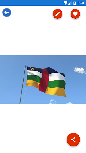 Central African Republic Flags Screenshot 3