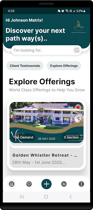 VeydaRETREATS Screenshot 0