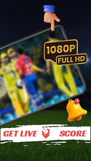 Live Cricket TV HD Streaming Screenshot 1