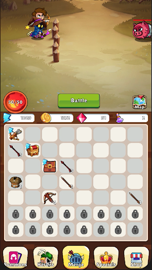 Merge Battle: Idle Defense Screenshot 1