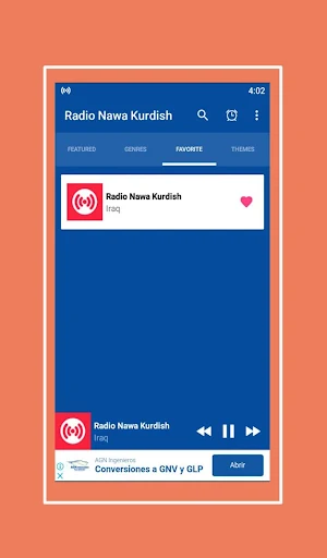 radio nawa kurdishعبر الانترنت Screenshot 0