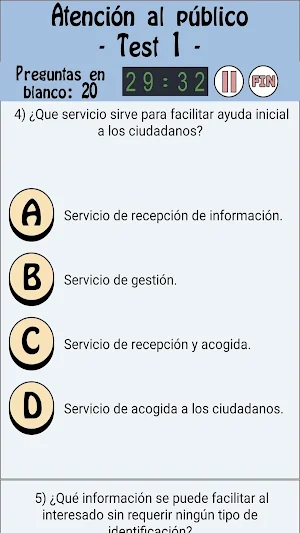 TestOpos Auxiliar Administrativo del Estado Screenshot 3