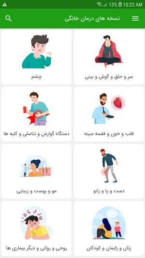 نسخه های درمان خانگی Screenshot 1