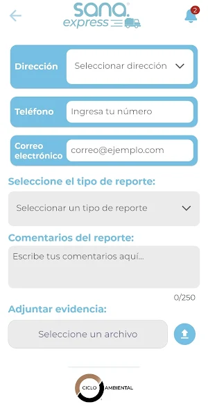 SANA Express Screenshot 1