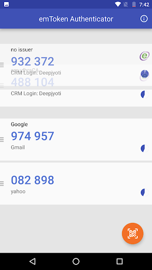 emToken Authenticator Screenshot 3